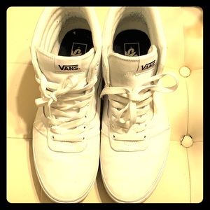 All White Vans Men’s Size 12 High Top Damn Daniel